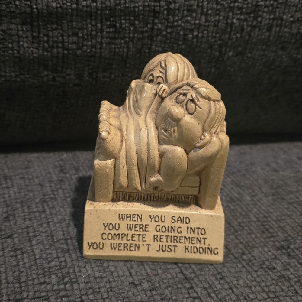 Paula Sillisculpt | 1972 "When You Said You Were Going Into Retirement" Figurine